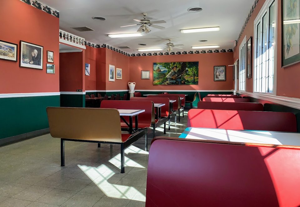 Drive-in dining area with accessible seating.