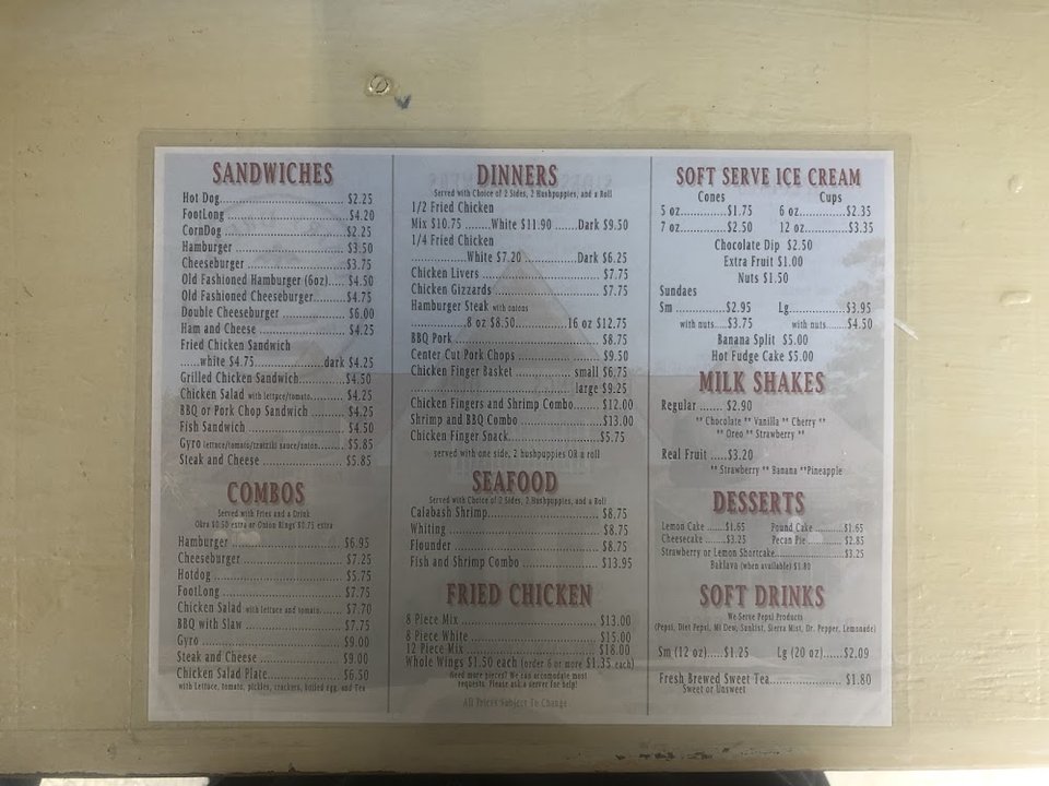 Close-up of prepared food items.
